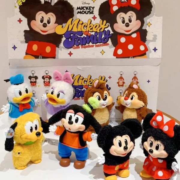 Mickey Family Cute Together Keychain Series blind box