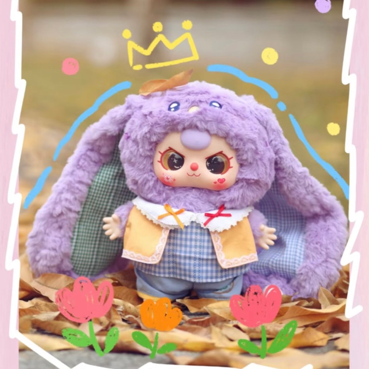 Baby Three 400% v2  Second Generation plush doll blind box - Image 1