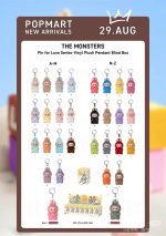 Labubu V4 THE MONSTERS Pin for Love Series- Vinyl Plush Pendant Blind Box - Image 7